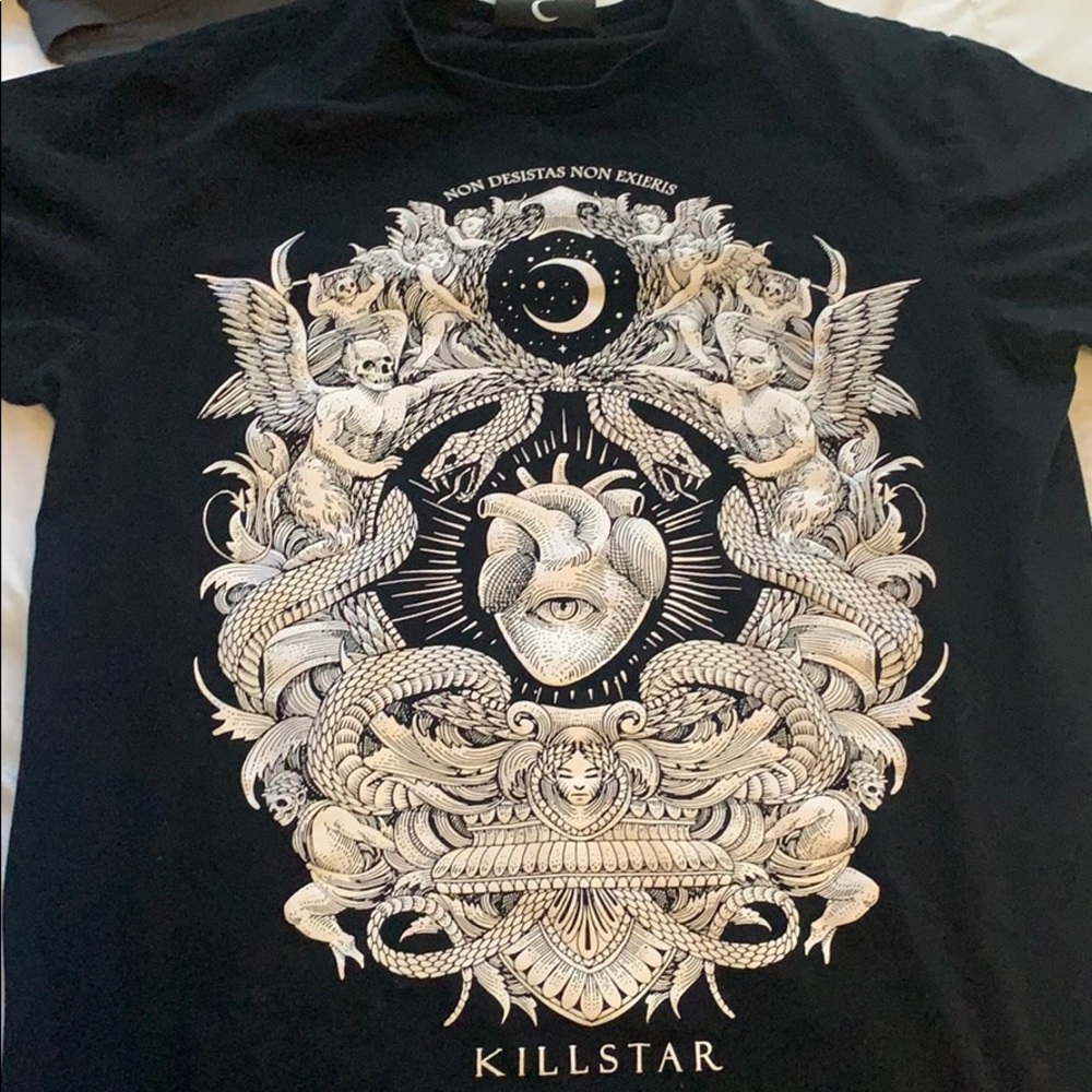Killstar never surrender batwing tunic
